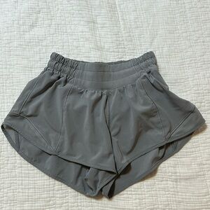 Lululemon Hot Hottie Grey Shorts
